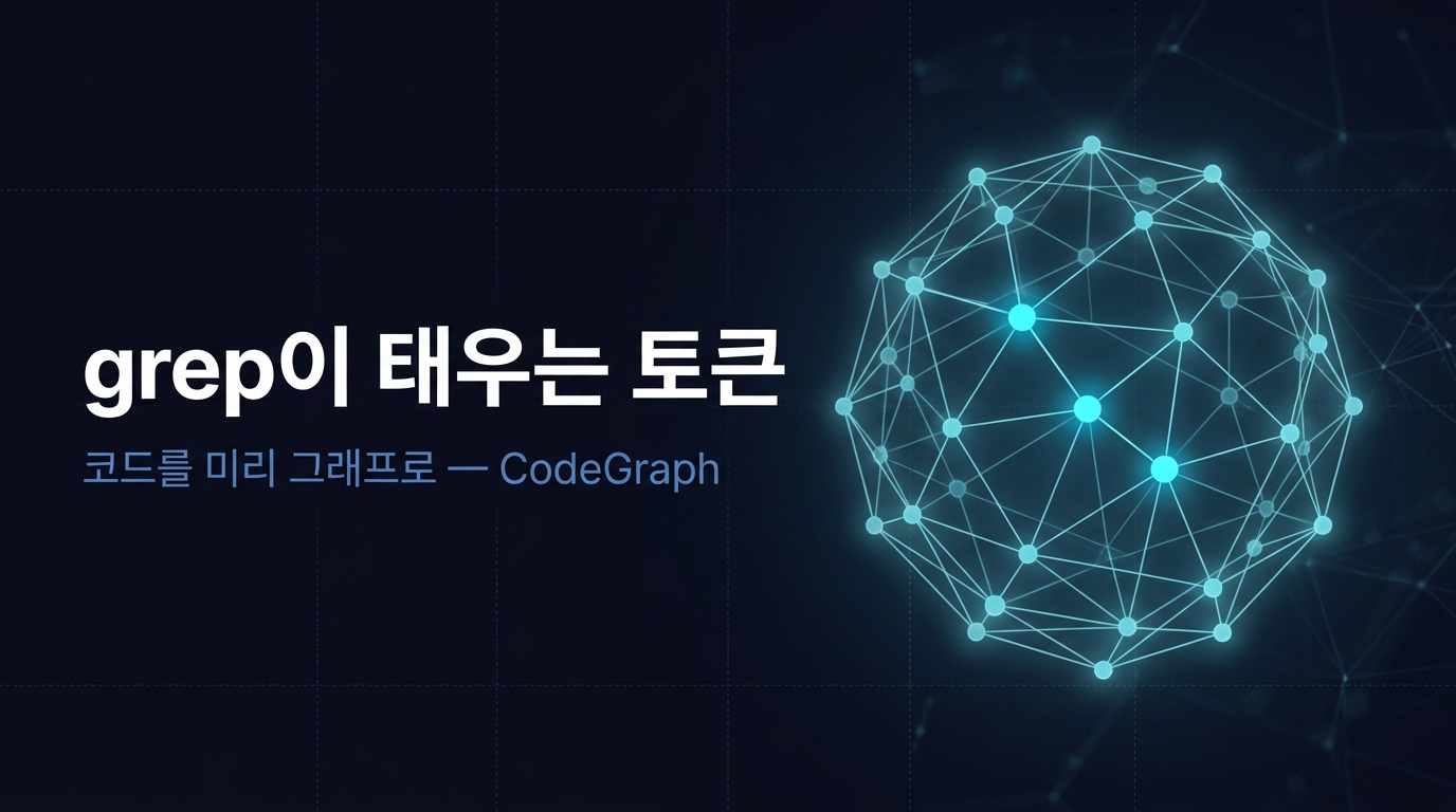 클로드 코드 토큰 절약하는 법, 코드 인덱싱 MCP 'CodeGraph' 총정리 (2026)