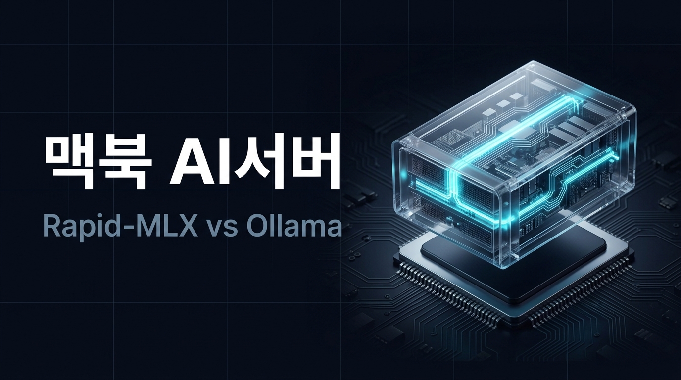 맥북 로컬 AI 서버 끝판왕? Rapid-MLX 설치·성능·Ollama 비교